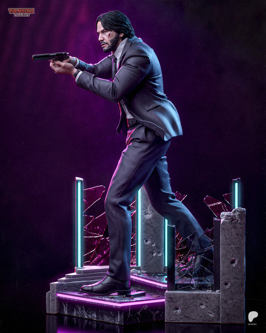 John Wick Statue 3D-Printed Kit