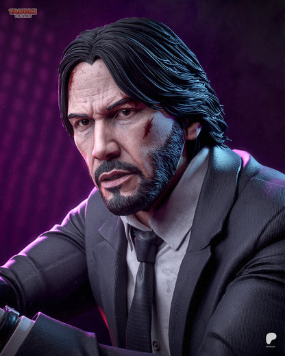 John Wick Statue 3D-Printed Kit