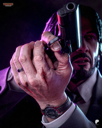 John Wick Statue 3D-Printed Kit