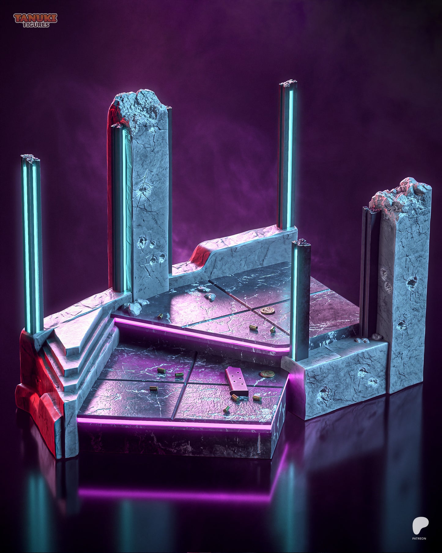 John Wick Statue 3D-Printed Kit