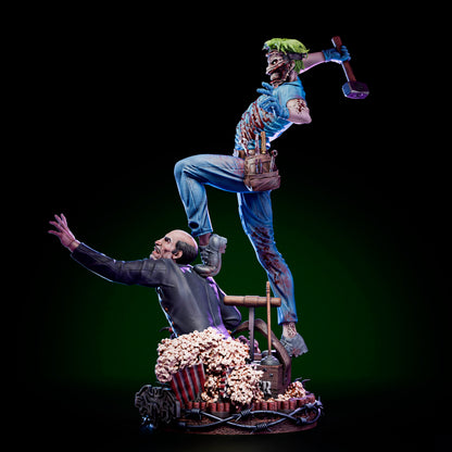 Joke Face Off Statue 3D-Printed Kit
