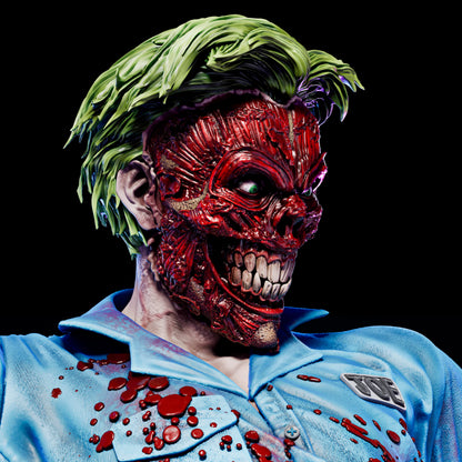 Joke Face Off Statue 3D-Printed Kit