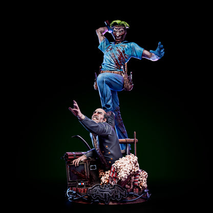 Joke Face Off Statue 3D-Printed Kit