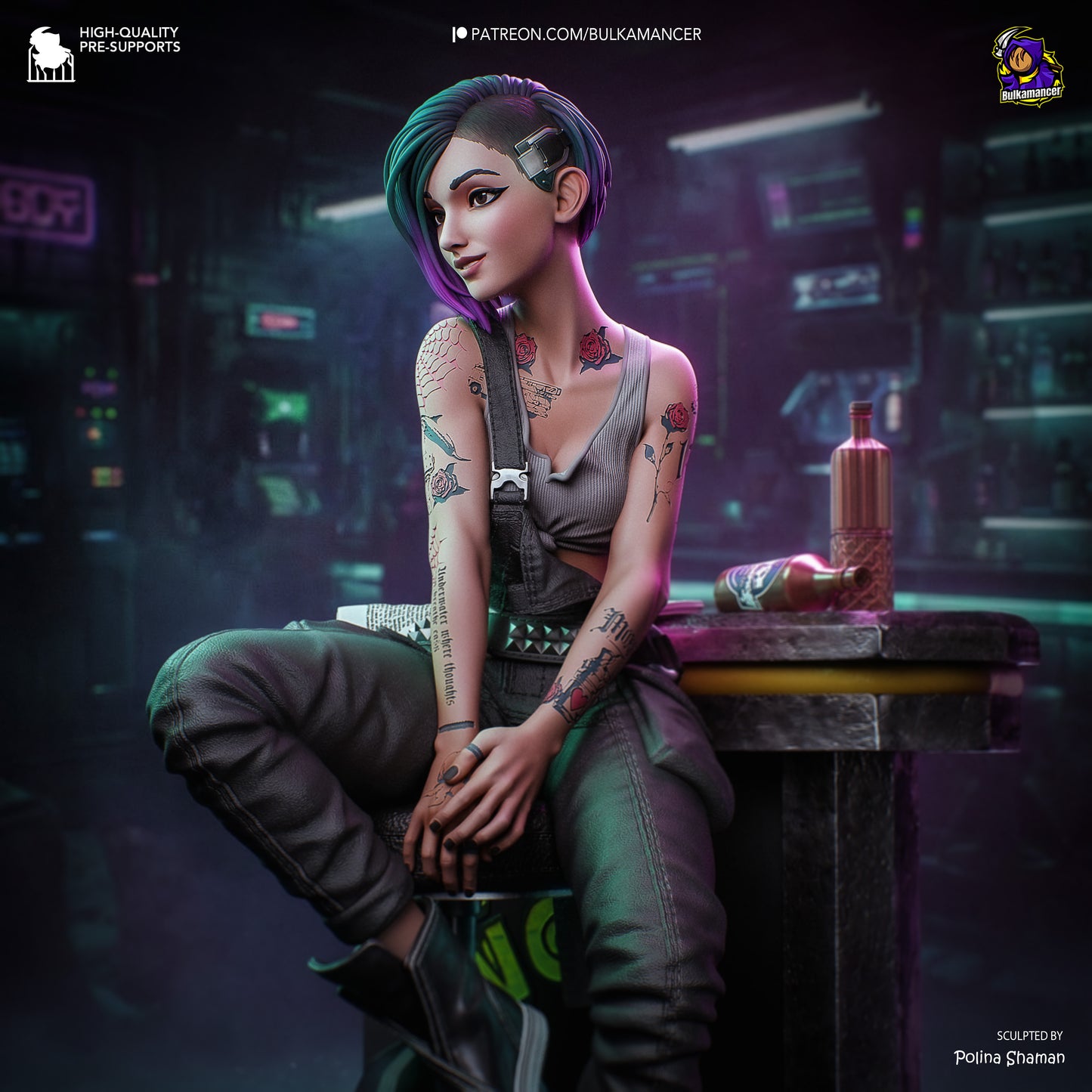 Judy (Cyberpunk 2077) Statue