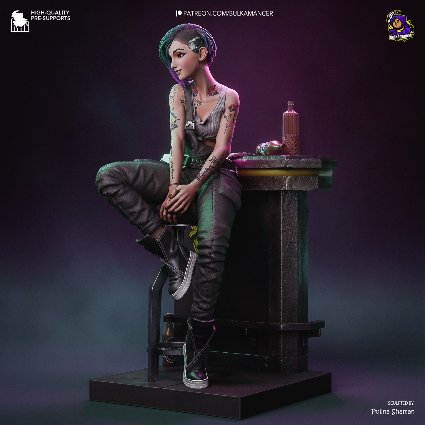 Judy (Cyberpunk 2077) Statue