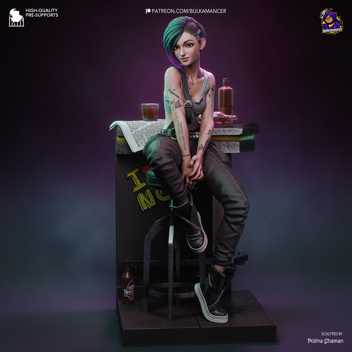 Judy (Cyberpunk 2077) Statue