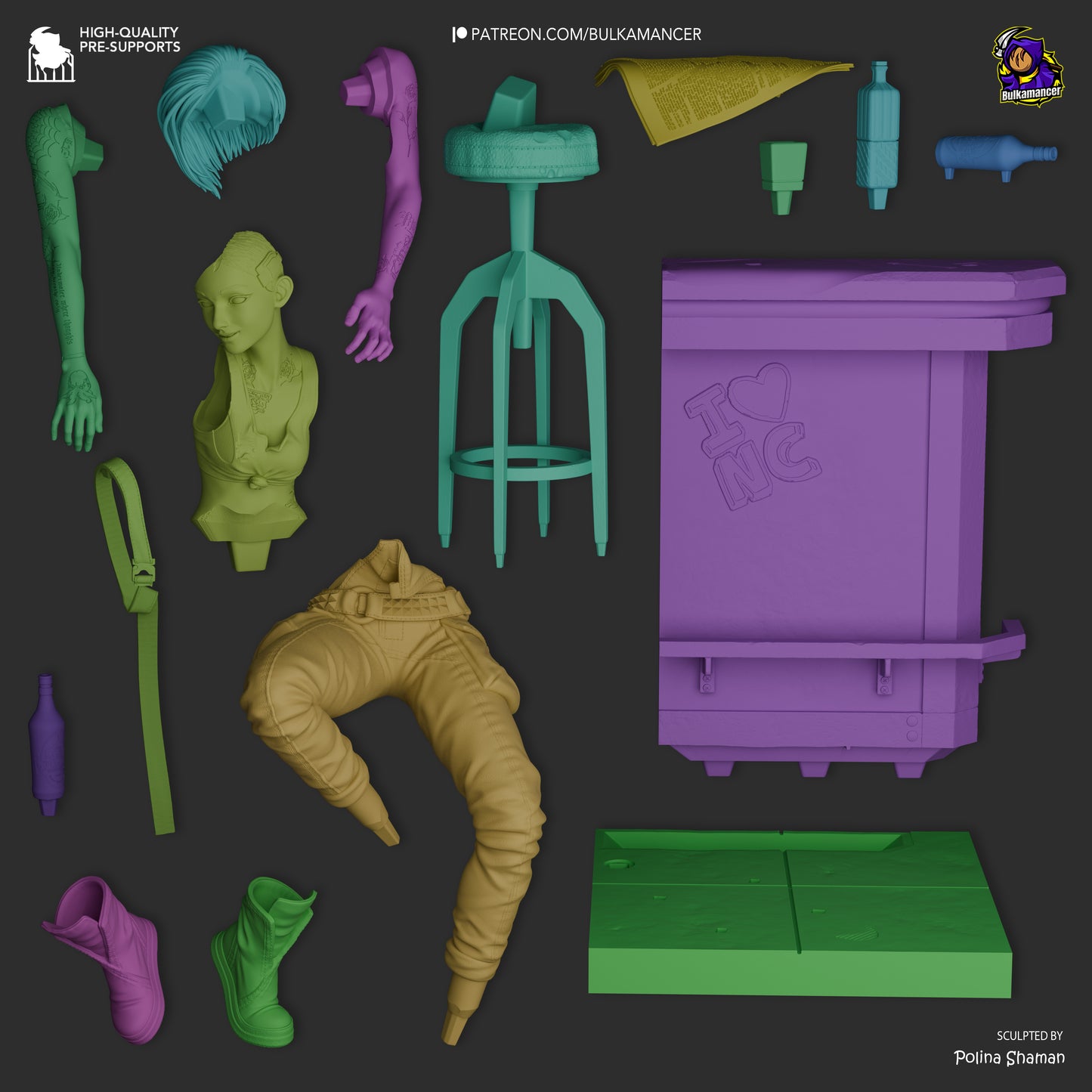 Judy (Cyberpunk 2077) Statue