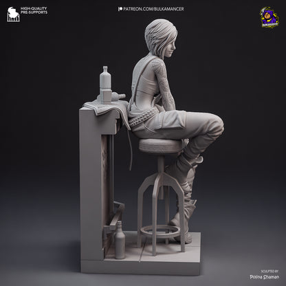 Judy (Cyberpunk 2077) Statue