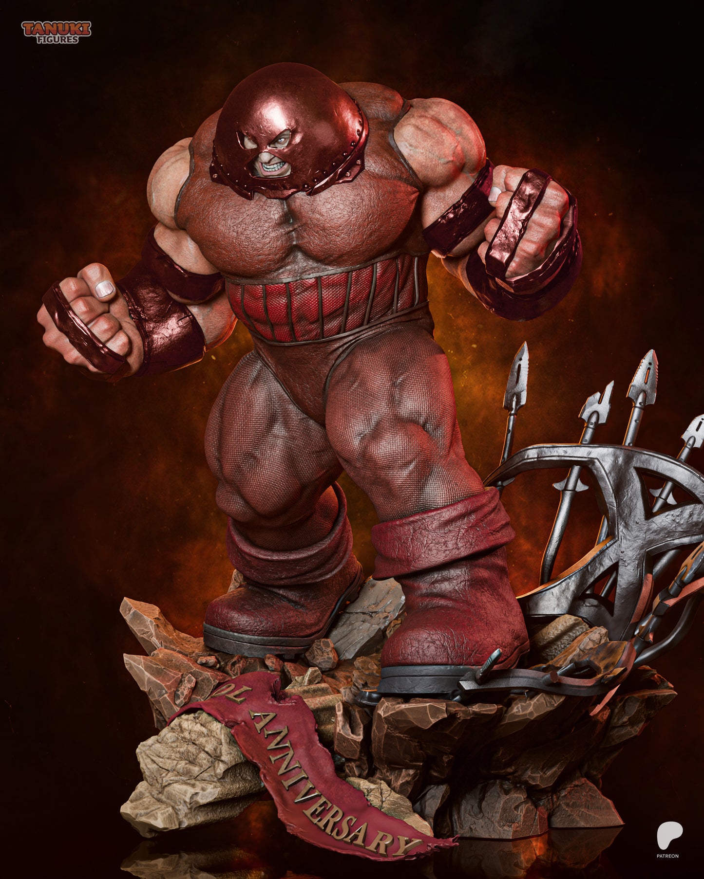 Juggernaut Statue 3D-Printed Kit