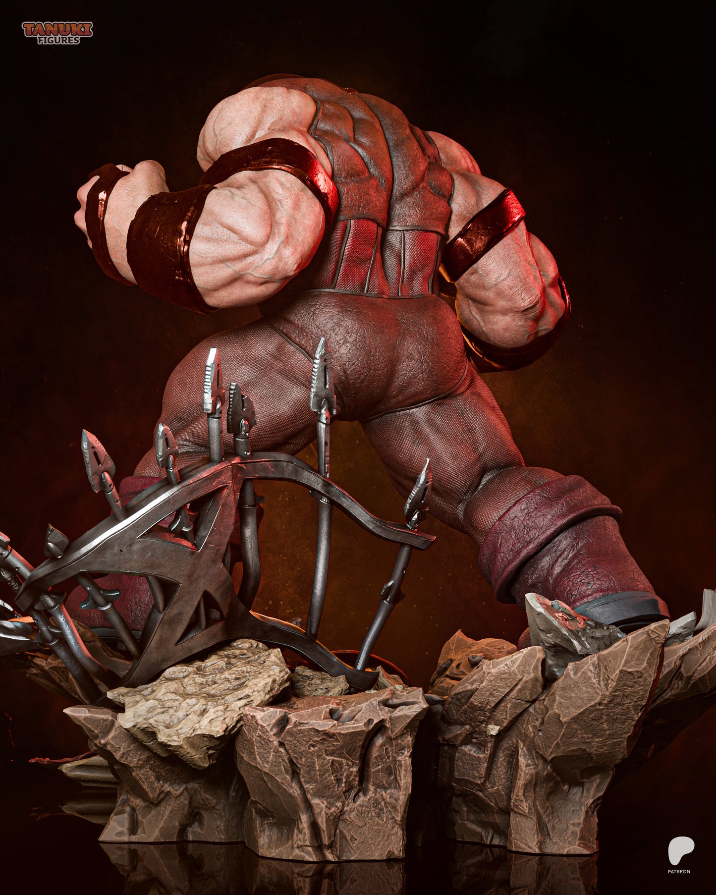 Juggernaut Statue 3D-Printed Kit