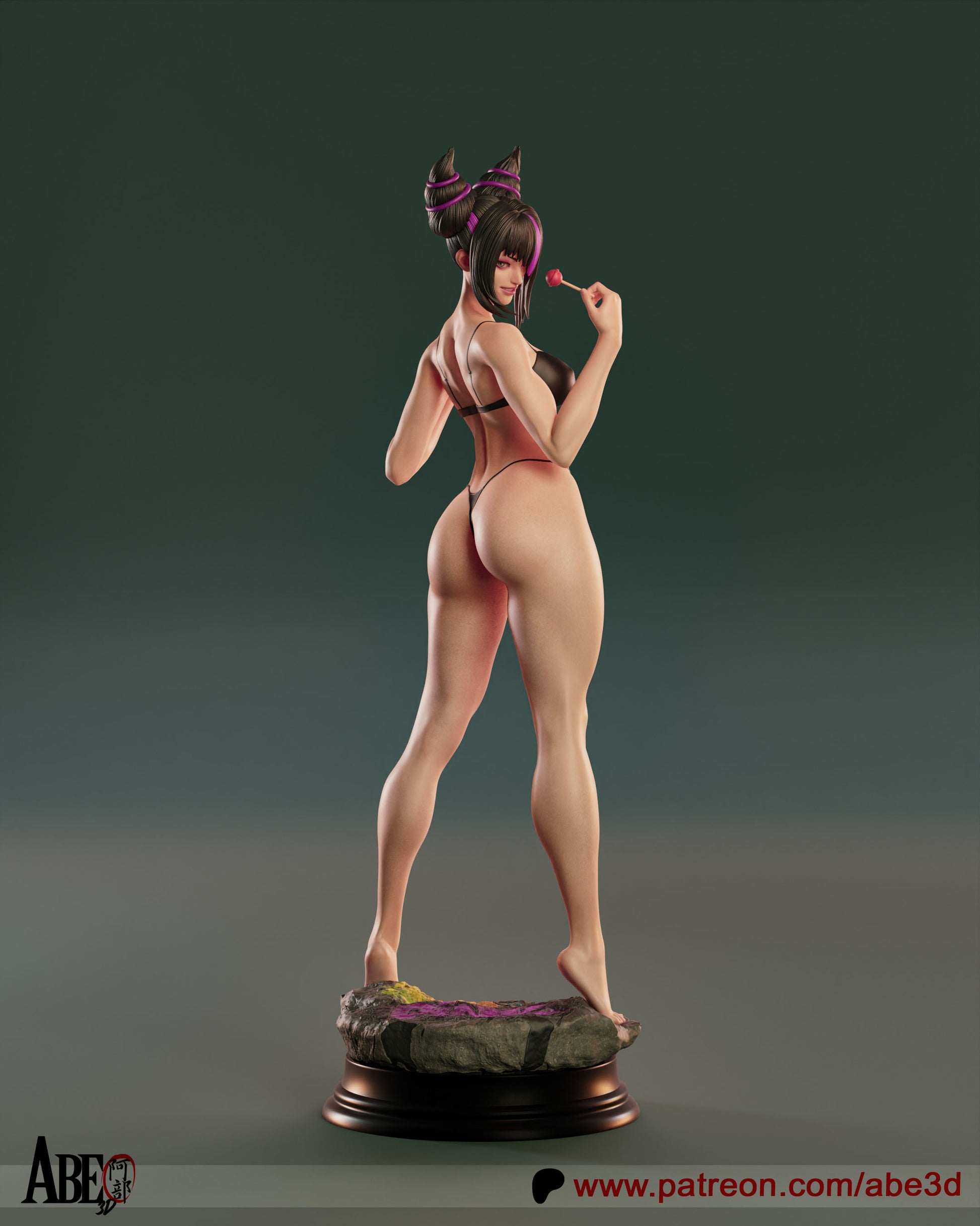 Juri Han (SF) Statue 3D-Printed Kit KAPIKOPRINTED Juri Han (SF) Statue 3D-Printed Kit KAPIKOPRINTED