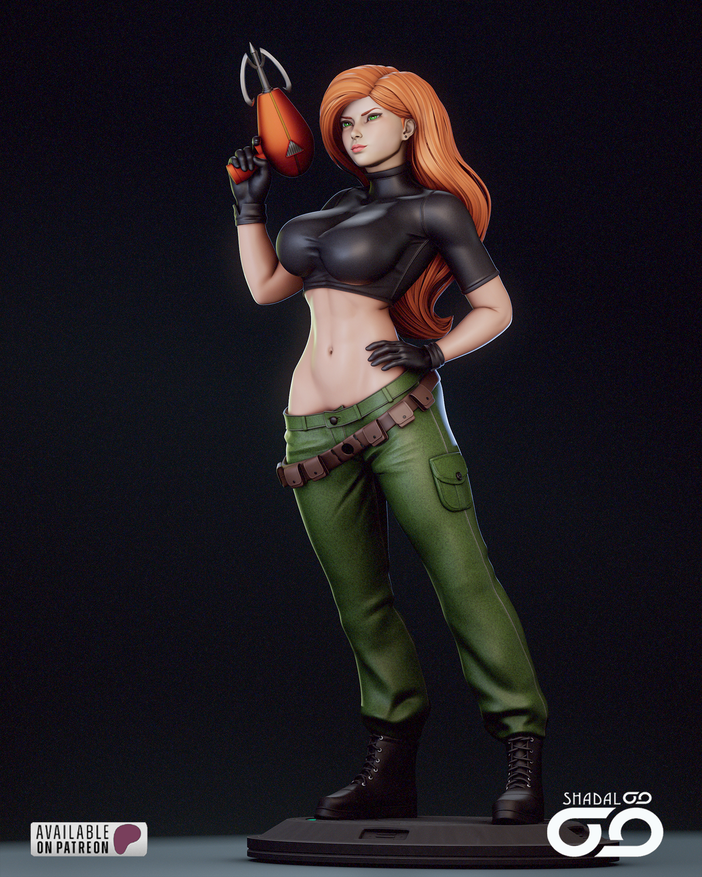 Kim Possible Statue