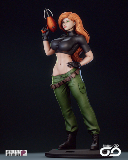 Kim Possible Statue