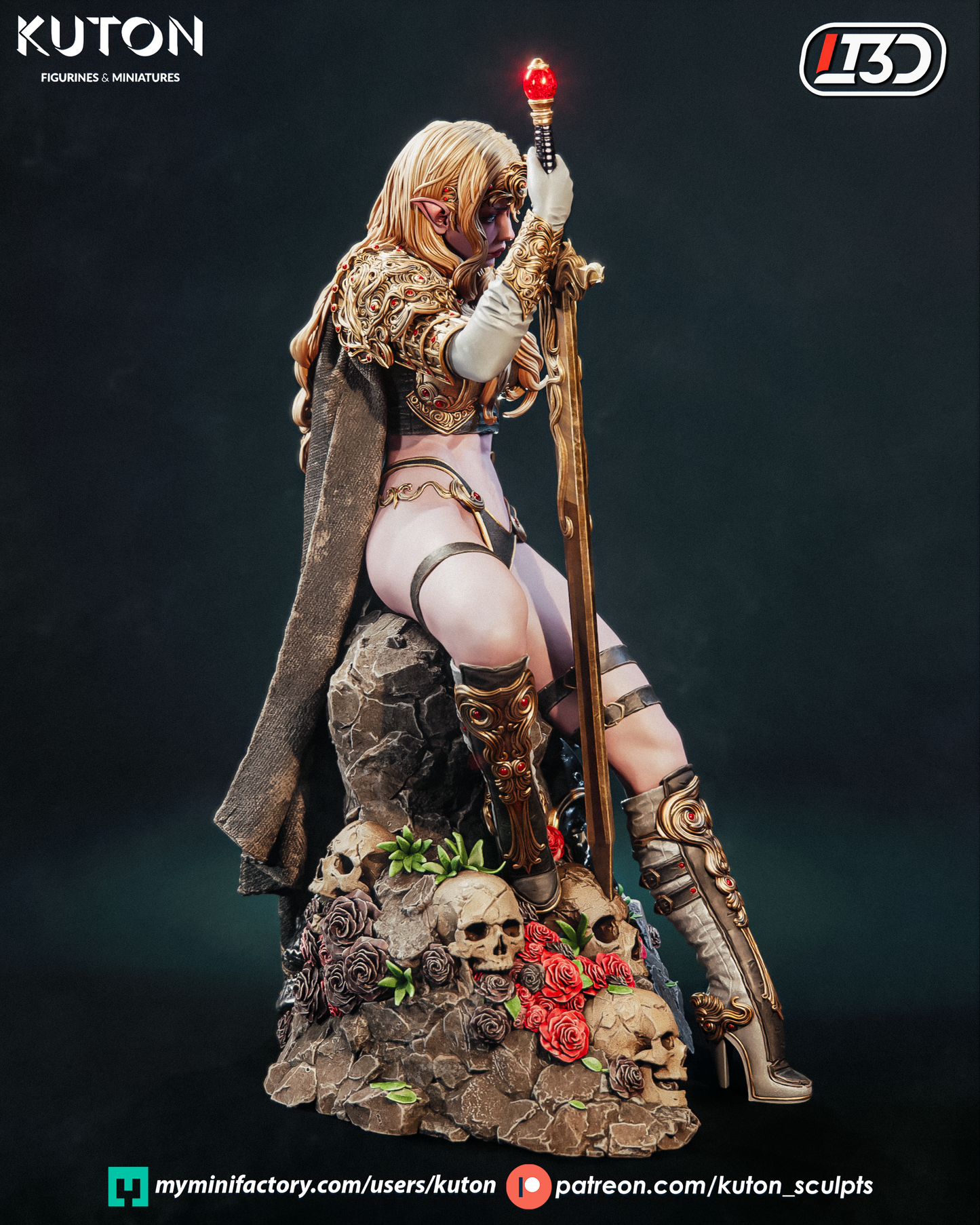 Kaelonor Statue 3D-Printed Kit