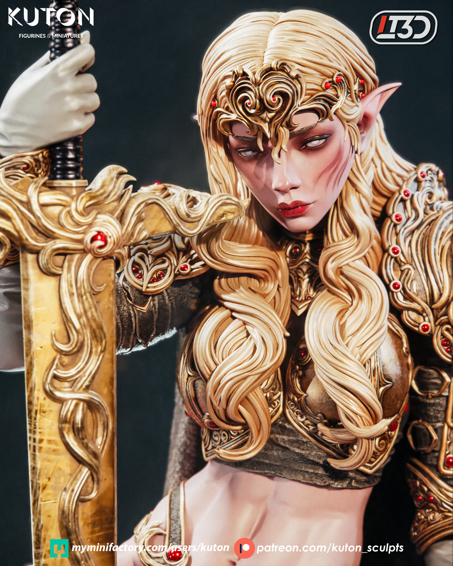 Kaelonor Statue 3D-Printed Kit