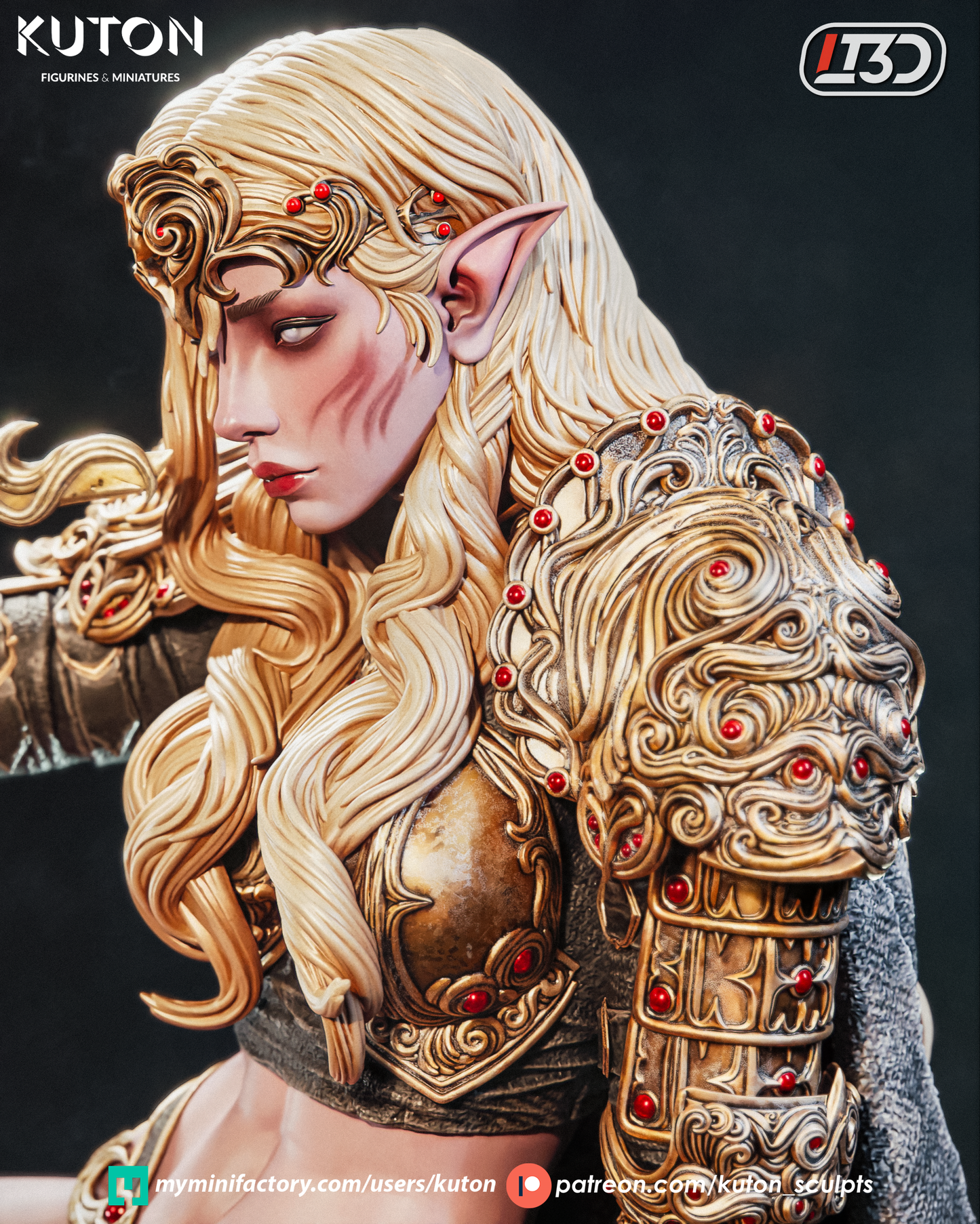Kaelonor Statue 3D-Printed Kit
