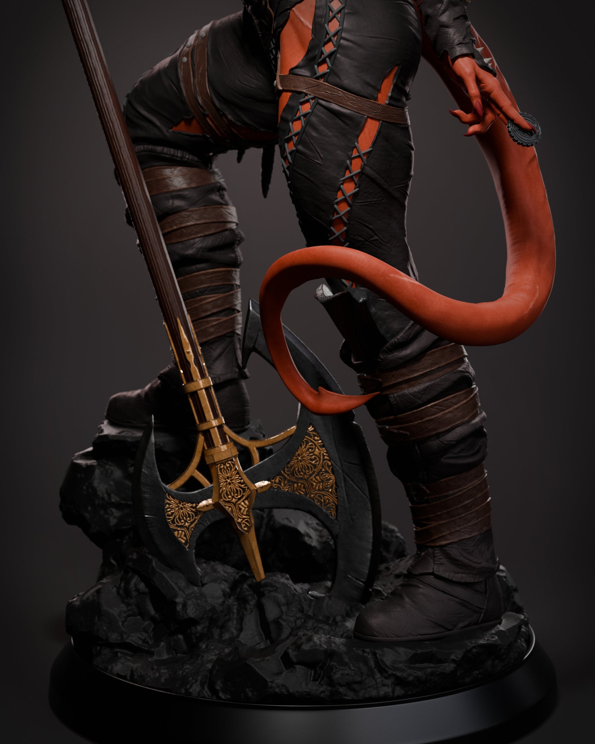 Karlach Statue 3D-Printed Kit KAPIKOPRINTED Karlach Statue 3D-Printed Kit KAPIKOPRINTED