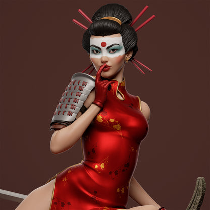 Katana Bombshell Statue