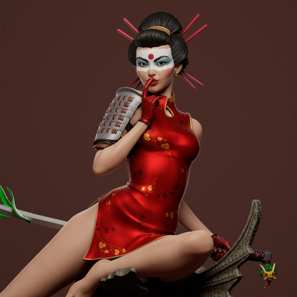 Katana Bombshell Statue