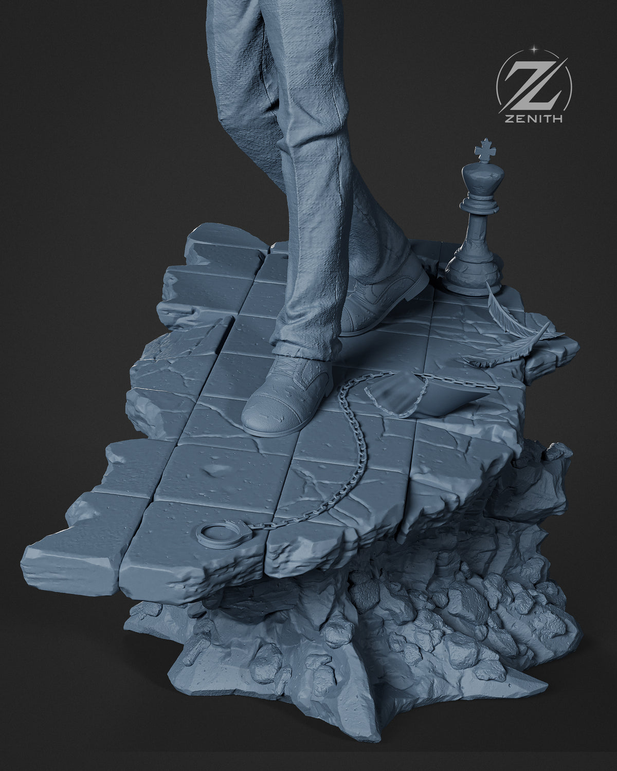 Light Yagami Statue 3D-Printed Kit