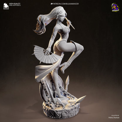 Kitana Statue 3D-Printed Kit