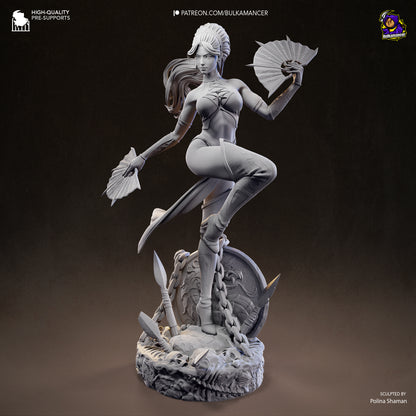 Kitana Statue 3D-Printed Kit