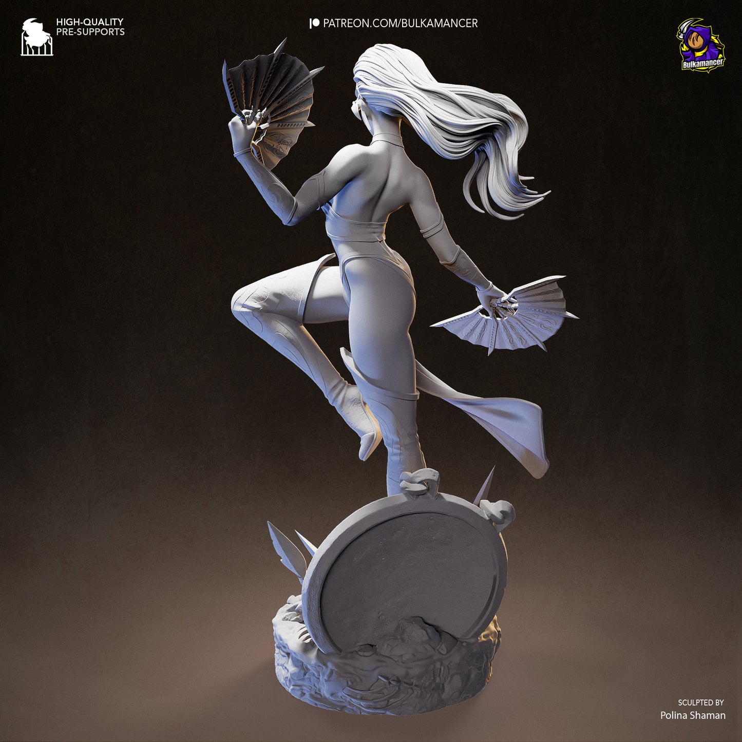 Kitana Statue 3D-Printed Kit