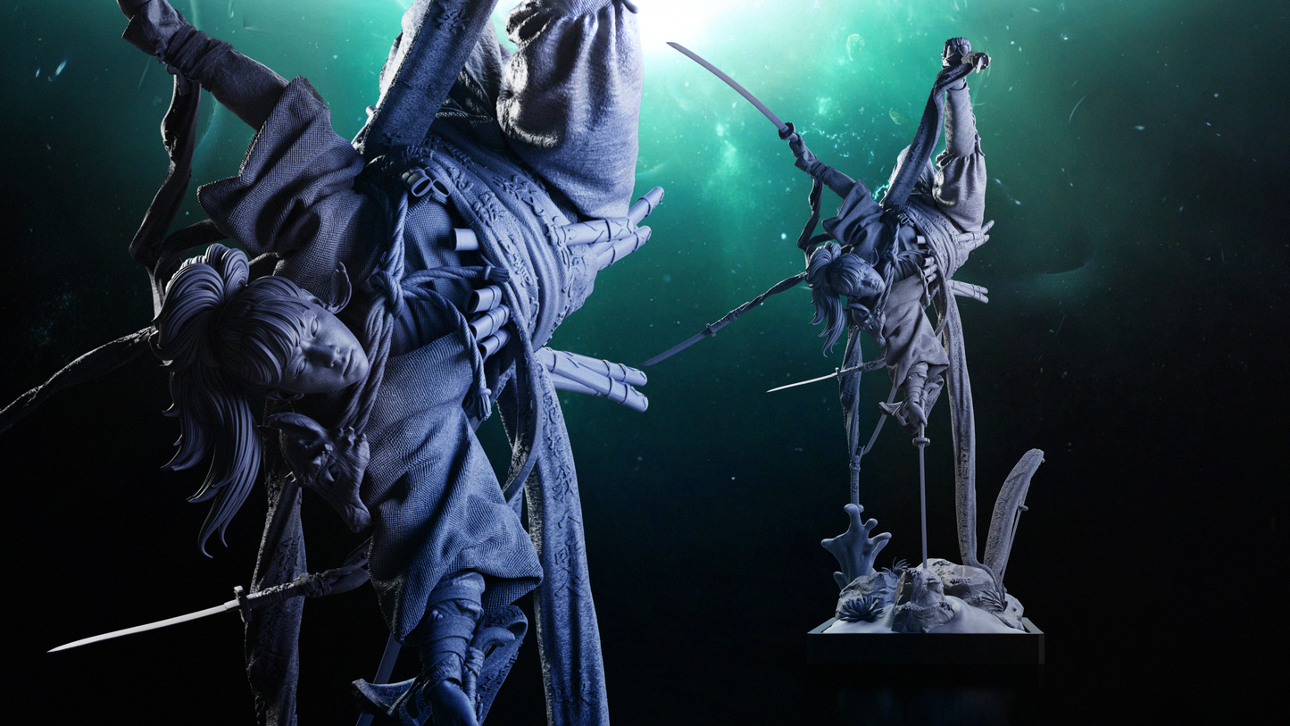 Kitsuhana - The Protector Of The Nine Paths Statue