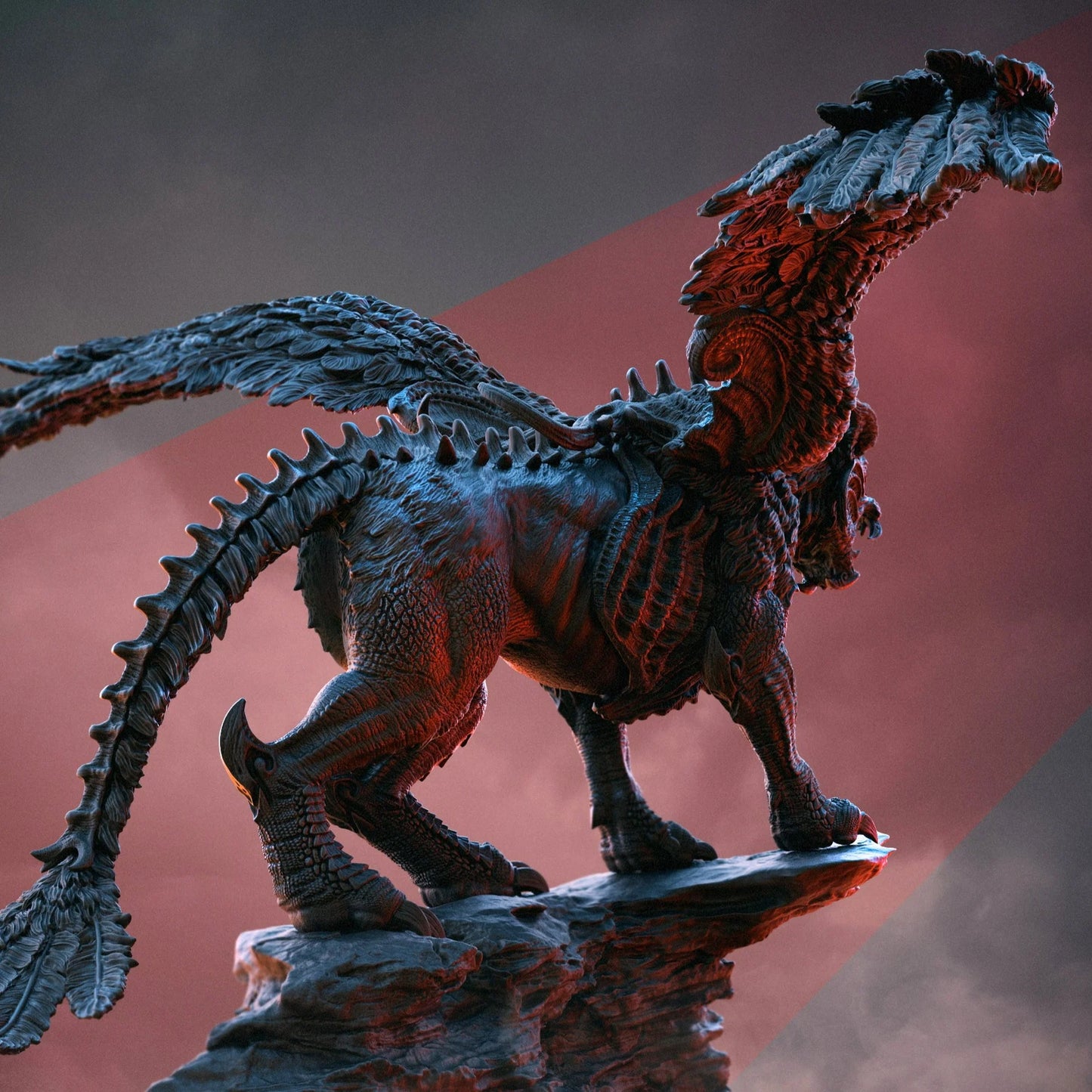 Kojiro - Panther Evolution Statue