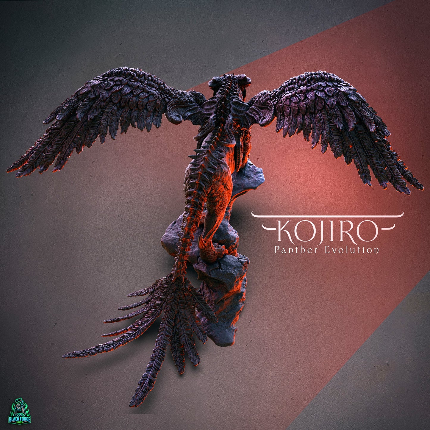 Kojiro - Panther Evolution Statue