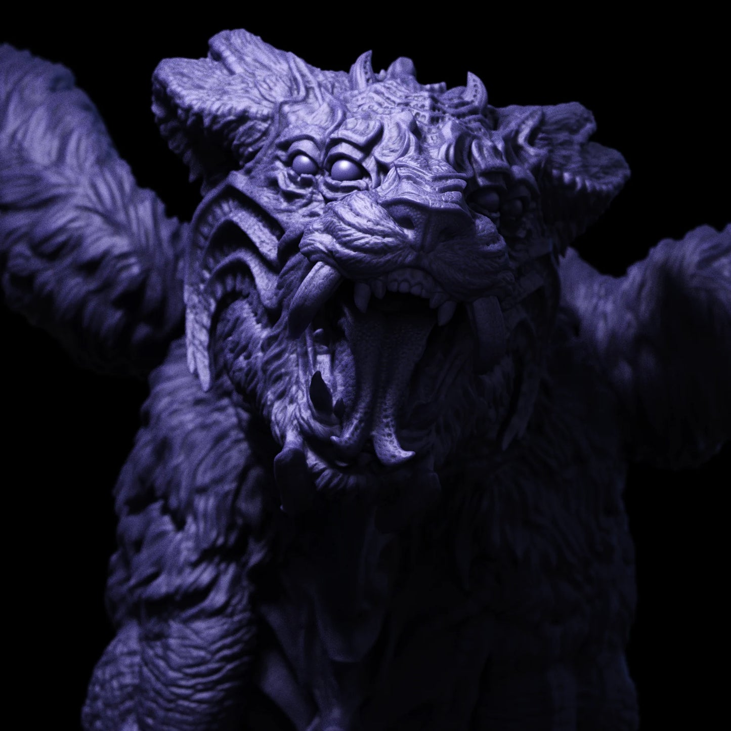 Kojiro - Panther Evolution Statue