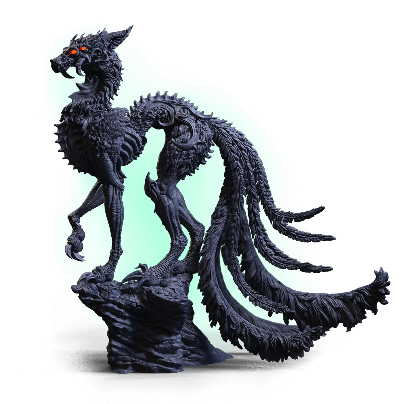 Kojiro - Fox Evolution Statue