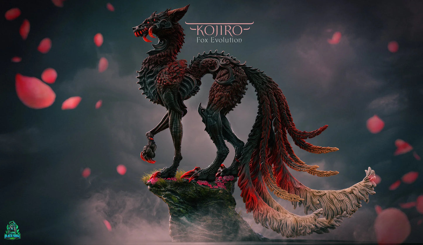 Kojiro - Fox Evolution Statue