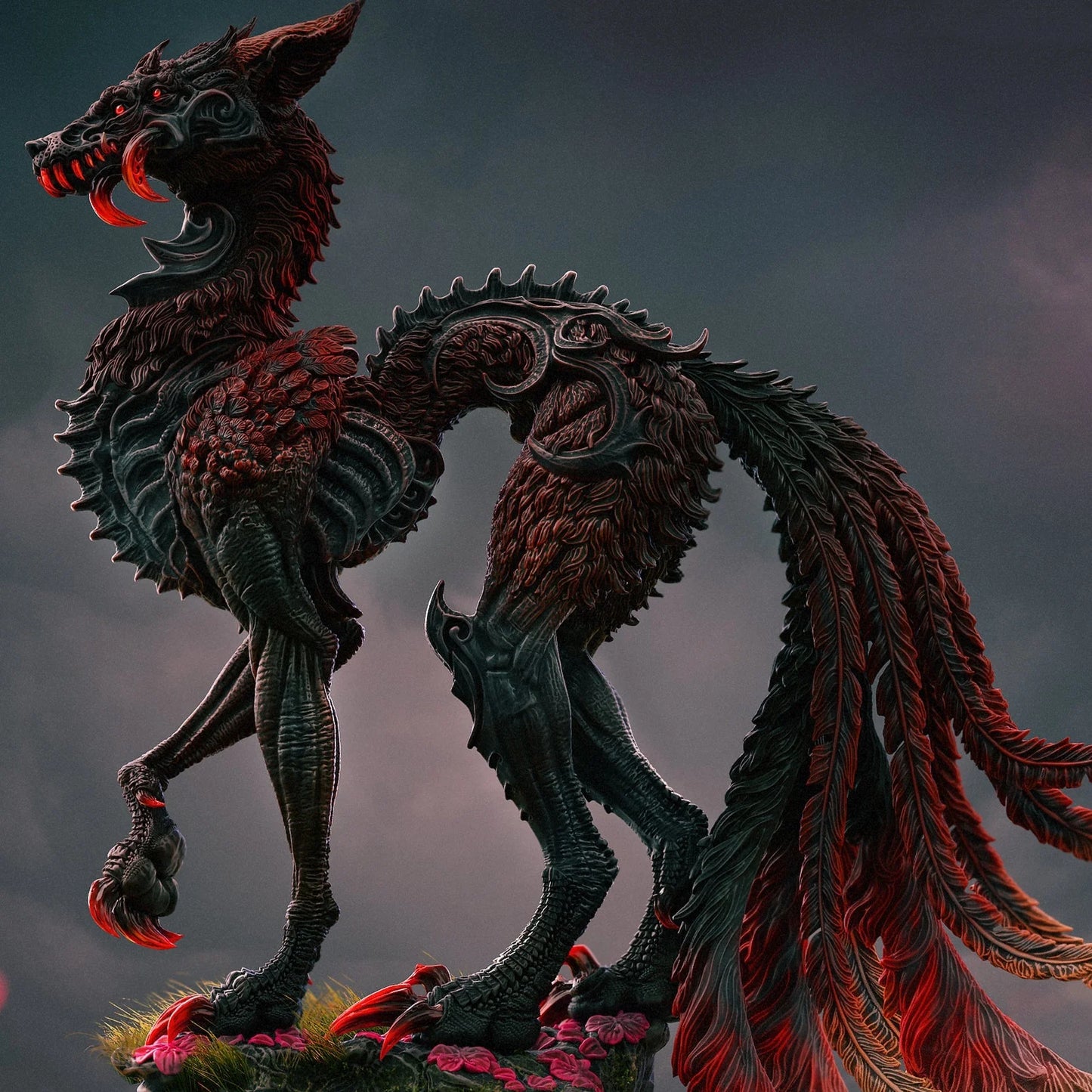 Kojiro - Fox Evolution Statue