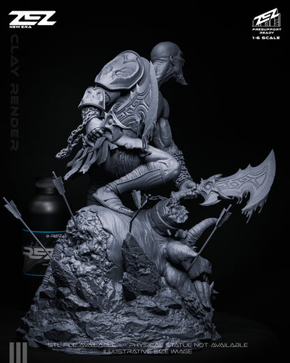 Kratos Statue 3D-Printed Kit