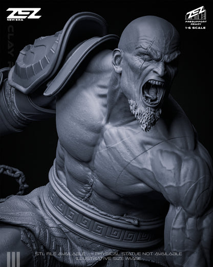Kratos Statue 3D-Printed Kit