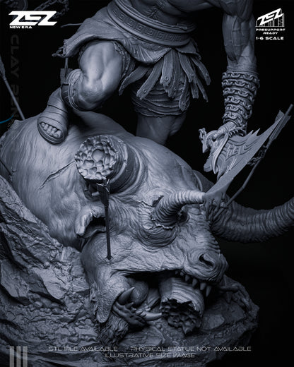 Kratos Statue 3D-Printed Kit