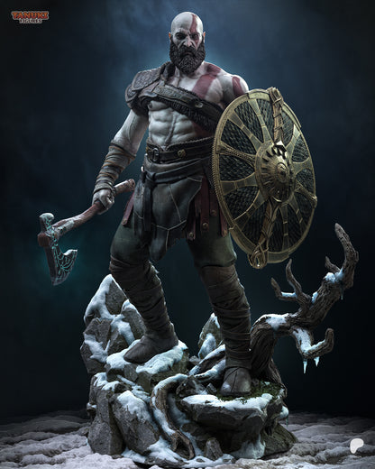 Kratos (2018) Statue 3D-Printed Kit