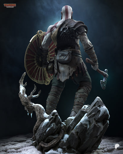 Kratos (2018) Statue 3D-Printed Kit