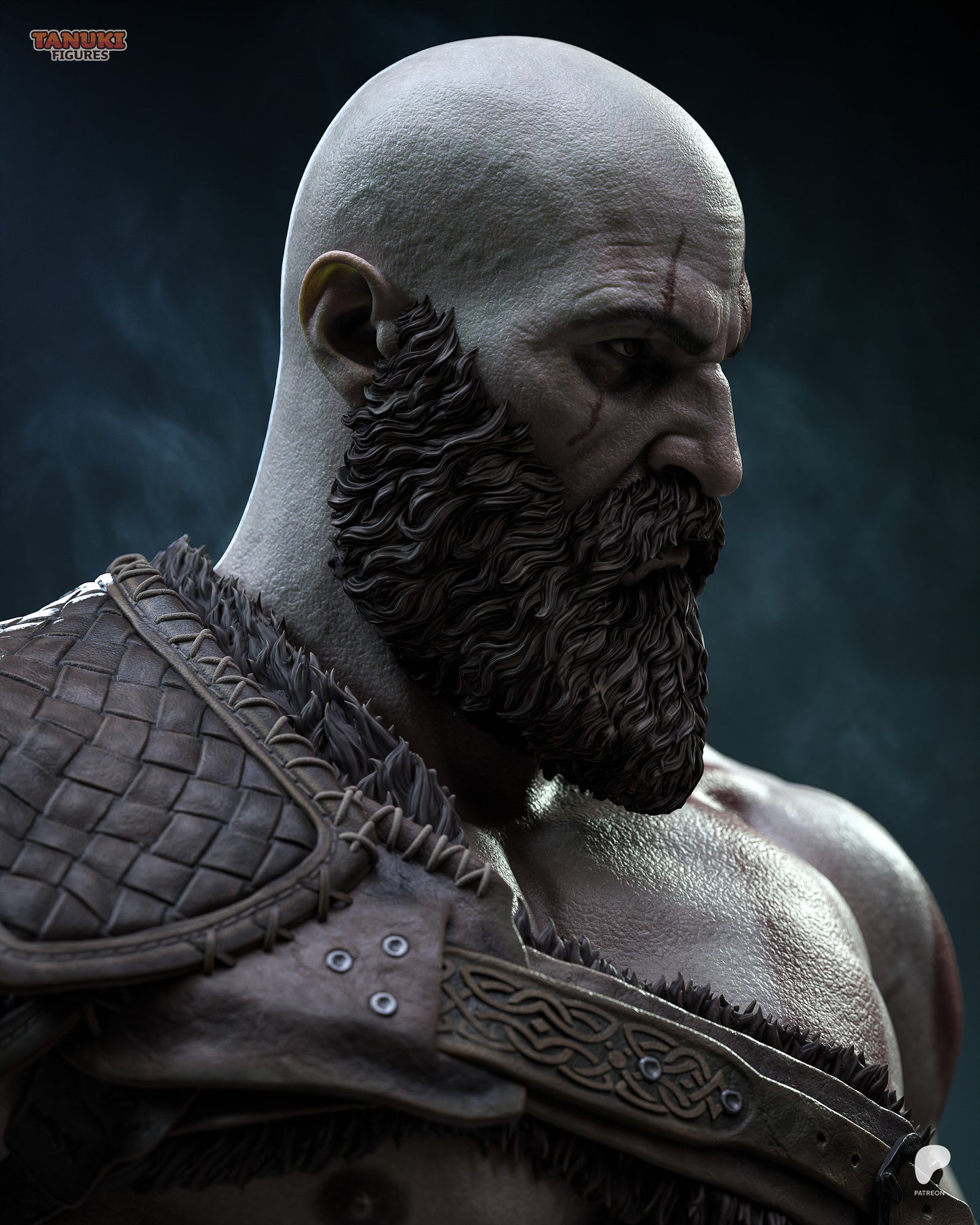 Kratos (2018) Statue 3D-Printed Kit