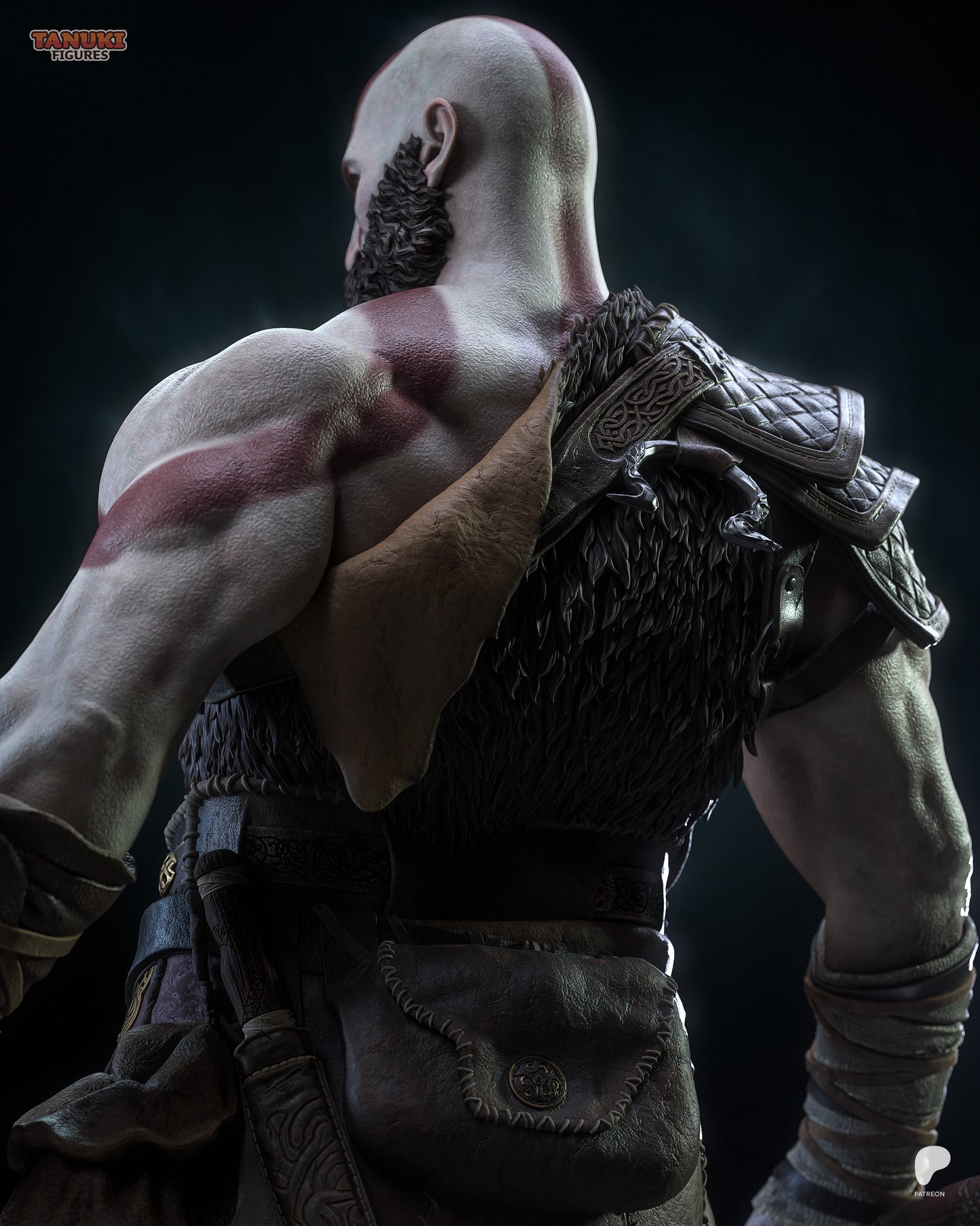Kratos (2018) Statue 3D-Printed Kit