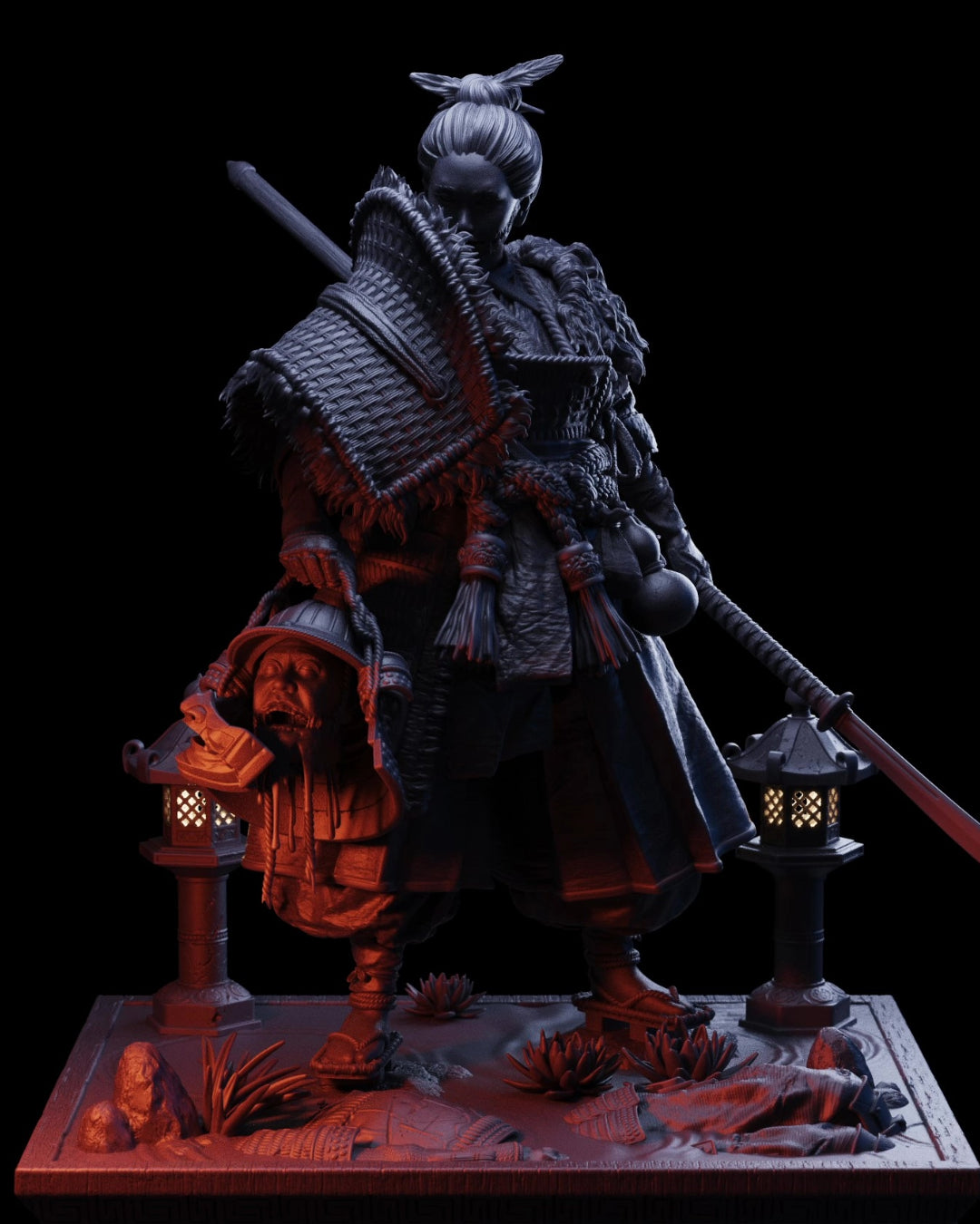 Kuchisake-Onna - The Scarlet Specter Statue