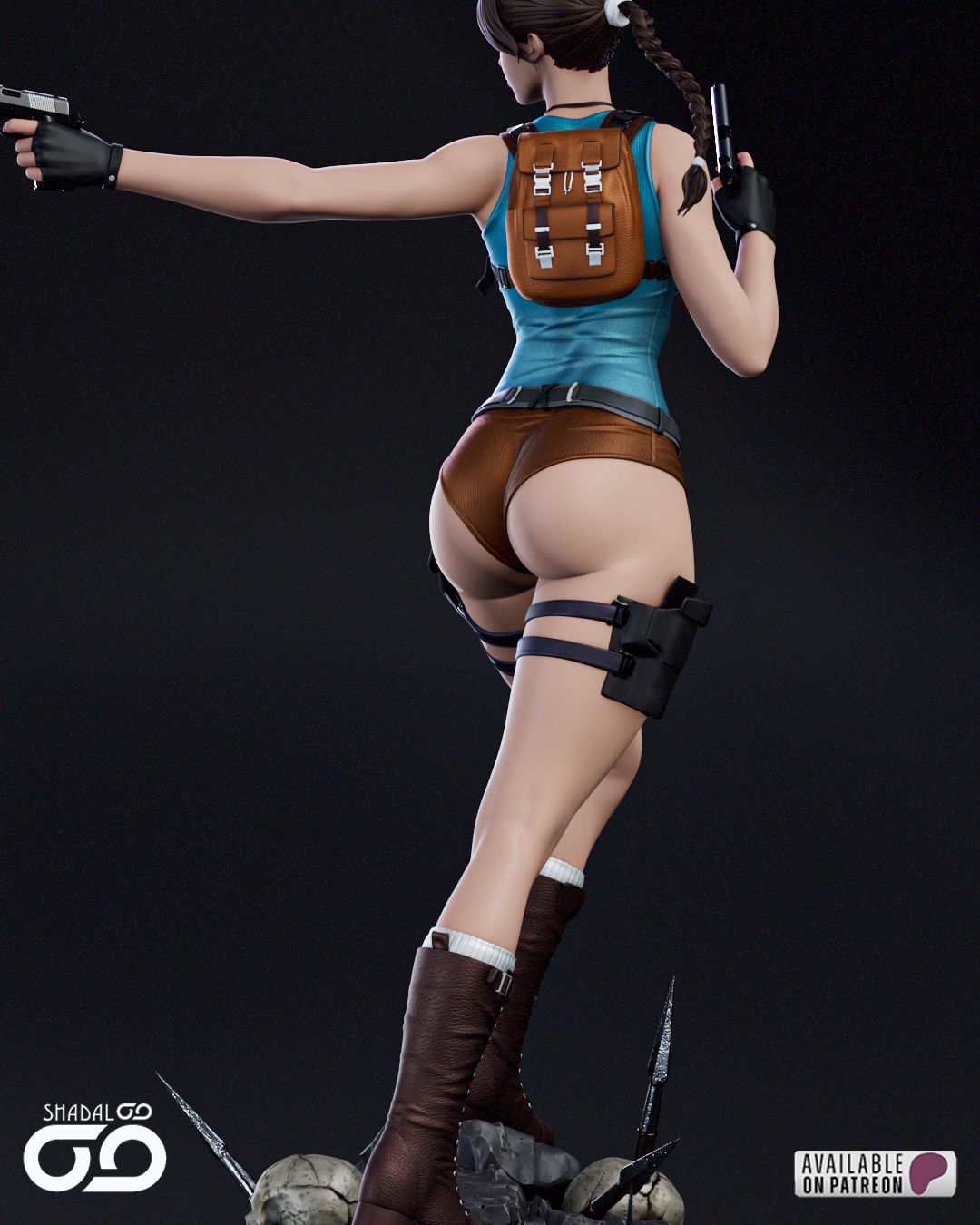 Lara Croft Statue