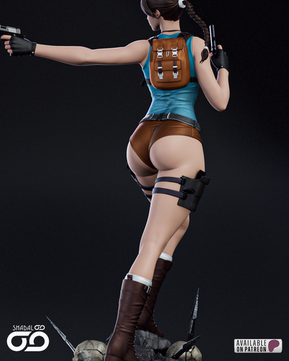 Lara Croft Statue