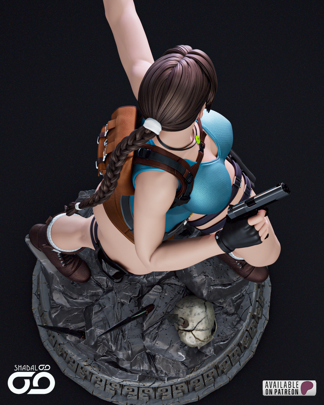 Lara Croft Statue