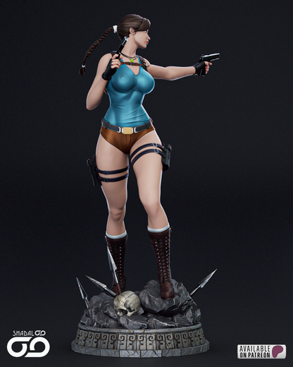 Lara Croft Statue