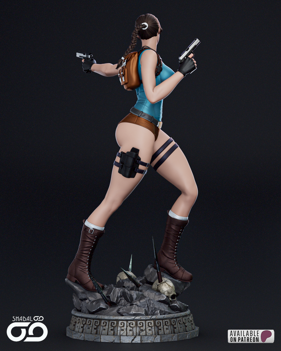 Lara Croft Statue