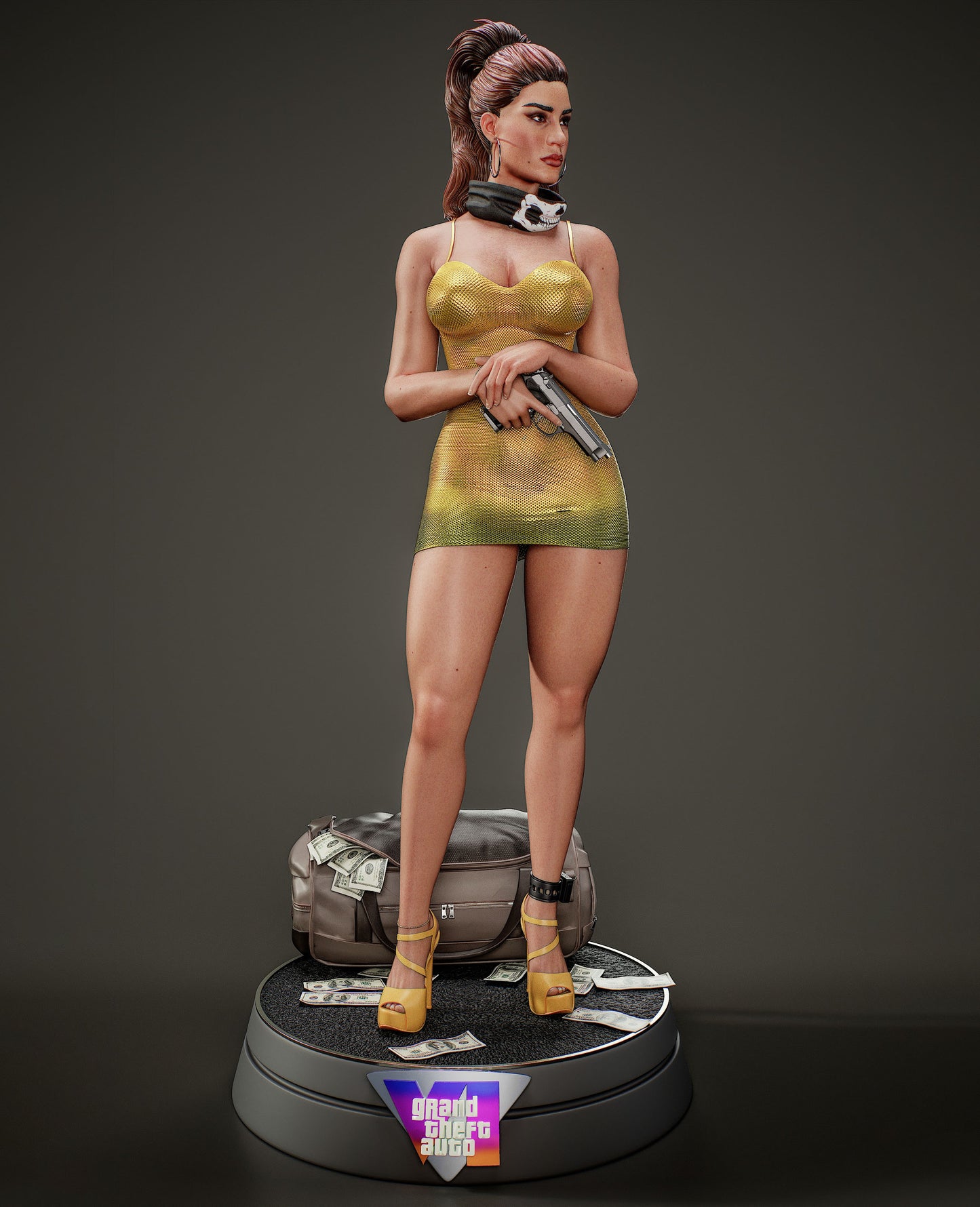 Lucia Caminos Statue