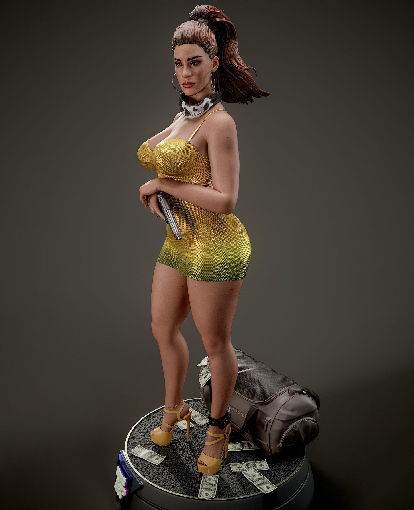 Lucia Caminos Statue