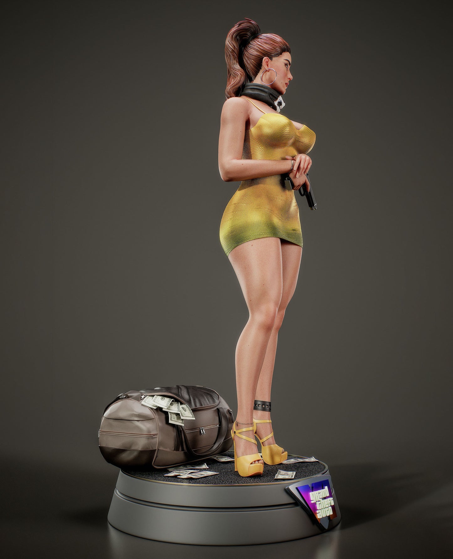 Lucia Caminos Statue